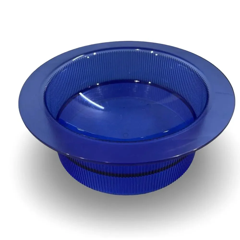 Tupperware Preludio Dip Bowl Candy Dish 2876A 2875A Plastic Cobalt Blue VTG